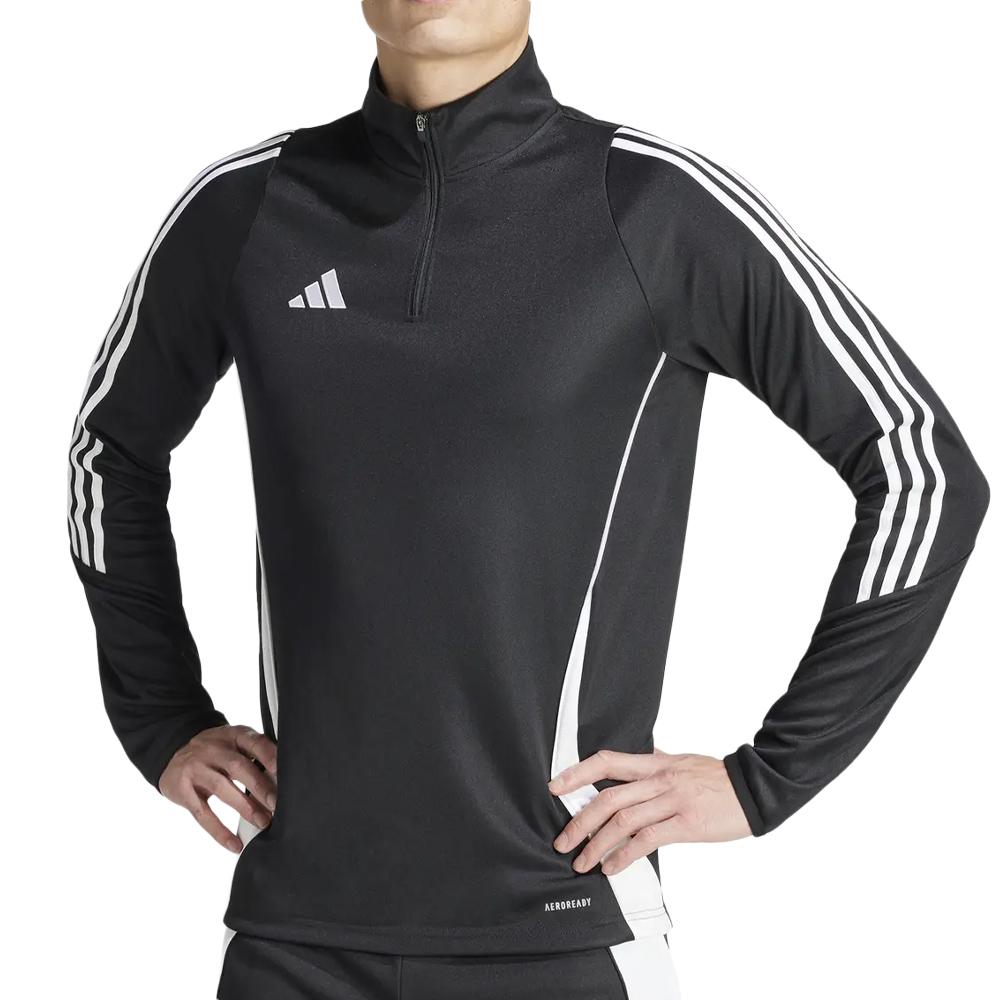 Camiseta de manga larga negra para hombre Adidas Tiro24 barato