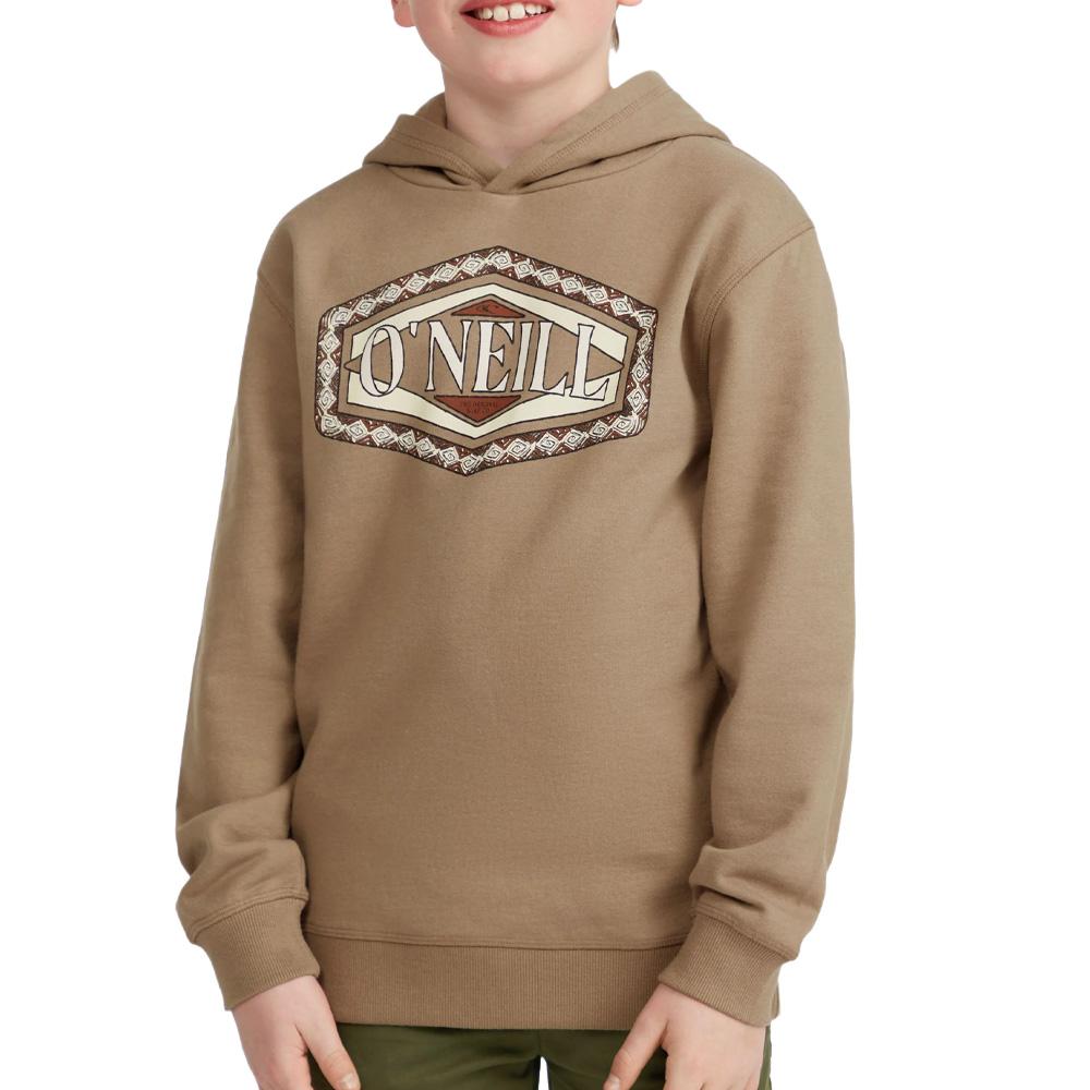 Sweat Marron Clair Garçon O'Neill Front Print pas cher