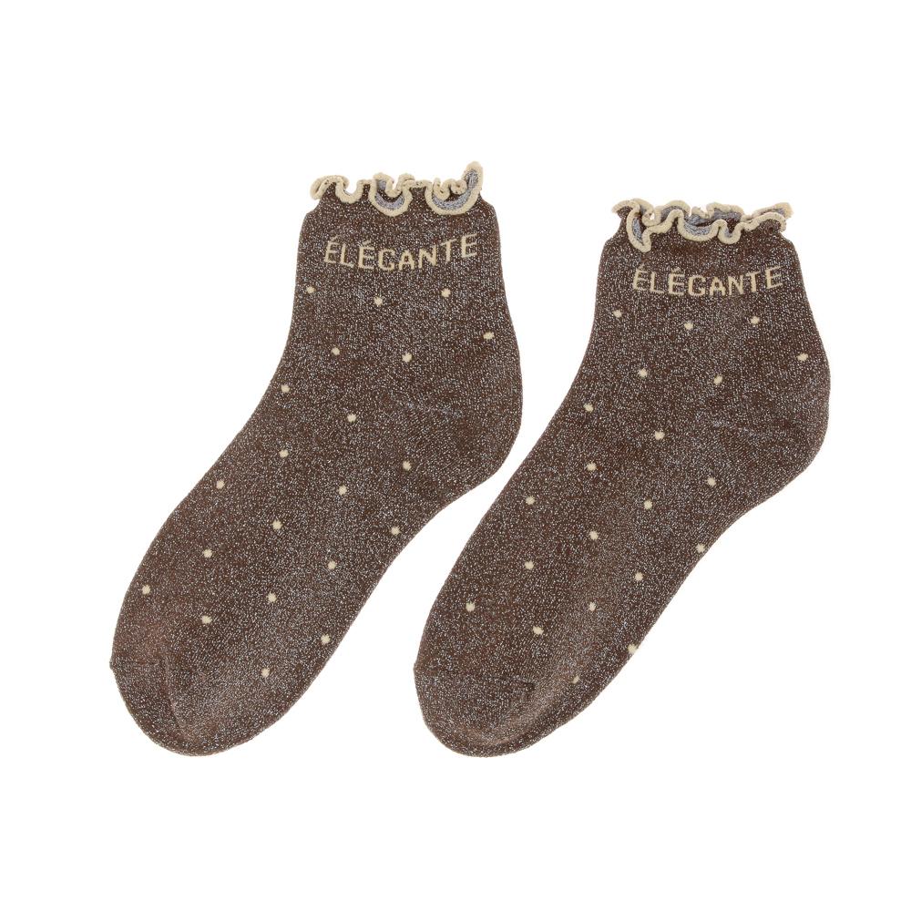 Chaussettes Marrons Femme Stella Green Elégante pas cher