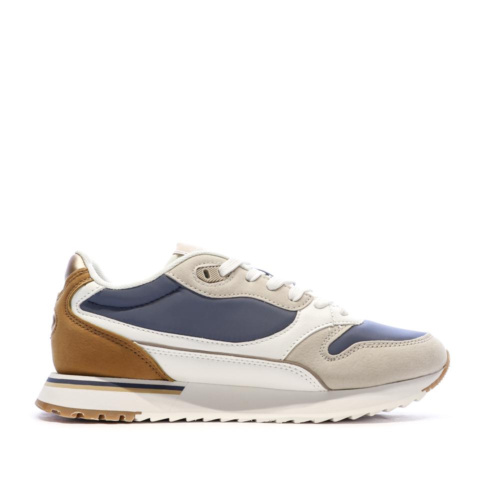 Blaue/weiße Sneaker für Herren von Pepe Jeans, Modell Bexley Light Thames Ansicht 2