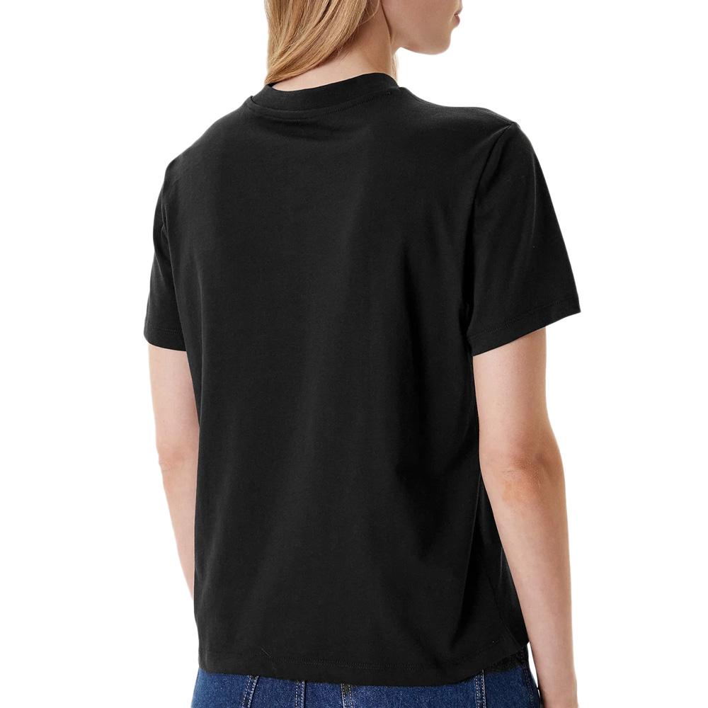 Lote de 2 camisetas de mujer en blanco y negro Calvin Klein Jeans Monologo ver 3