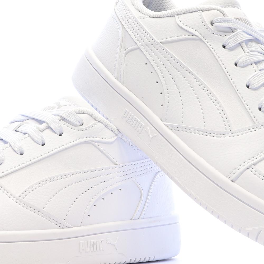 Baskets Blanches Mixte Puma Rebound V6 vue 7