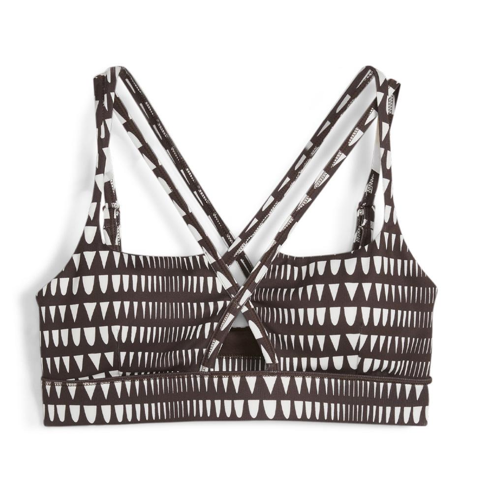 Women's Brown Puma Lemlem Impact Bra affordable