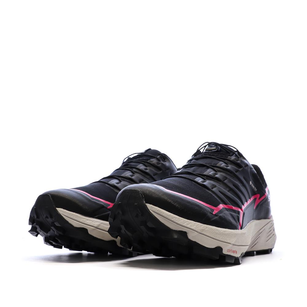 Schwarze Salomon Thundercross Wanderschuhe für Damen Ansicht 6