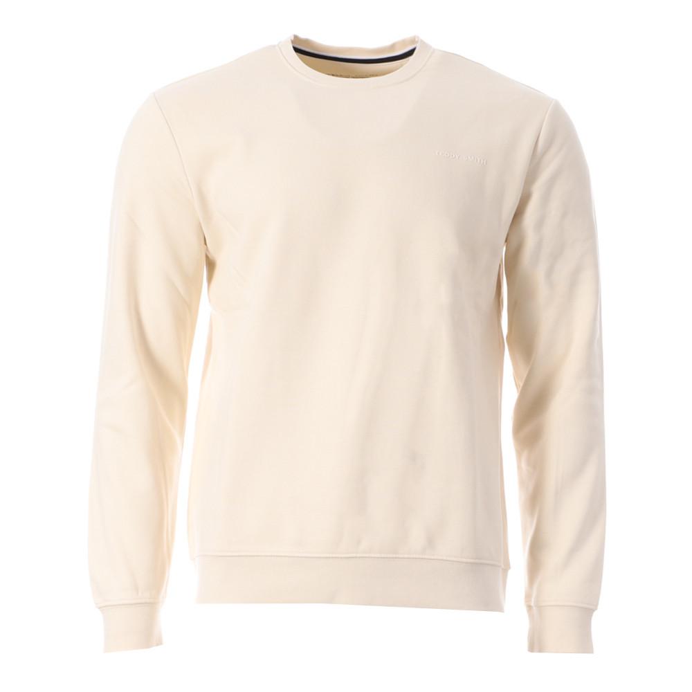 Teddy Smith Men's Ecru Sweat S-nark Rc affordable