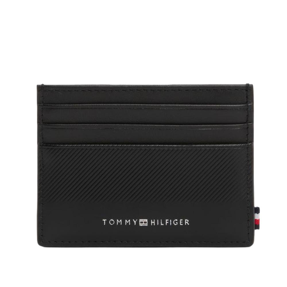 Black Men's Card Case Tommy Hilfiger Foundation affordable
