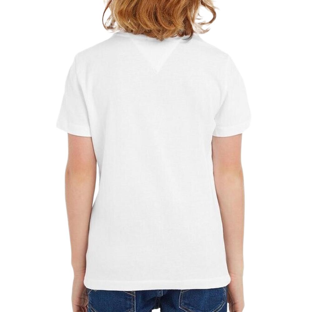 Tommy Hilfiger Essentialpol White Boys’ T-shirt Photo of the Espace des Marques %store% store - view of %key%