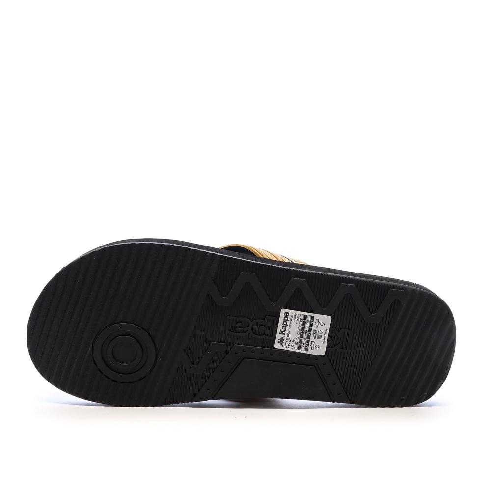 Kappa Seaf Flip-Flops für Herren, schwarz/camel Ansicht 2