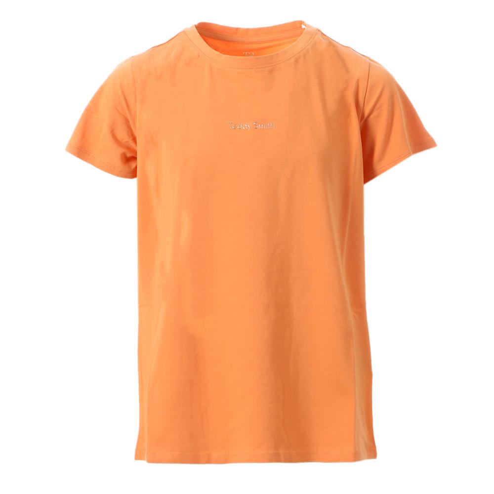 Girl's orange t-shirt Teddy Smith Ribelle affordable