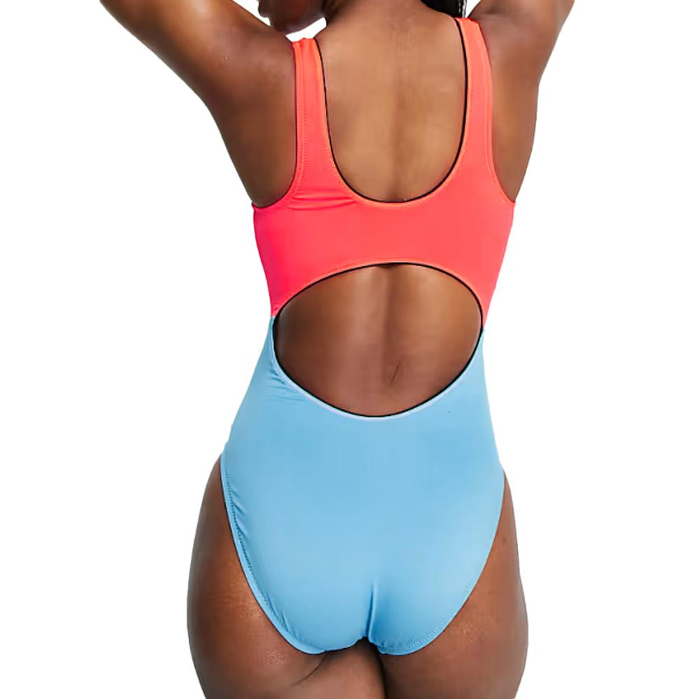 Women's Nike Cutout Pink/Blue 1-Piece Swimsuit Photo of the Espace des Marques %store% store - view of %key%