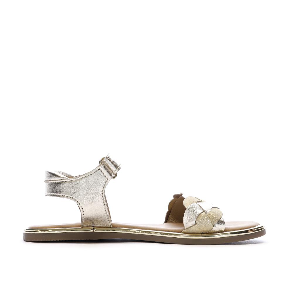 Girl's golden sandals Mod8 Mo Pabla Photo of the Espace des Marques %store% store - view of %key%