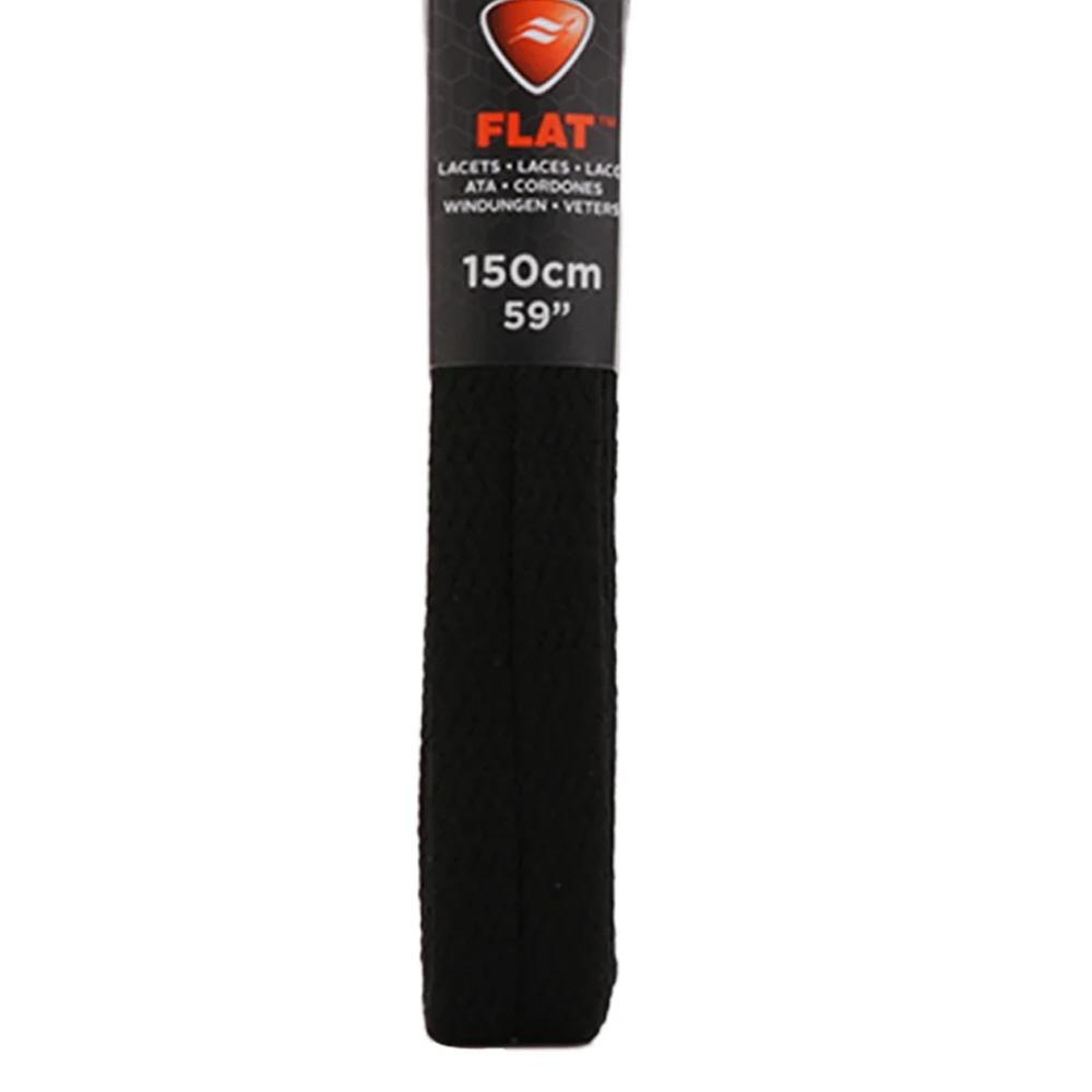 Black Laces Mixed Sofsole Dring Flat Black 150cm Photo of the Espace des Marques %store% store - view of %key%