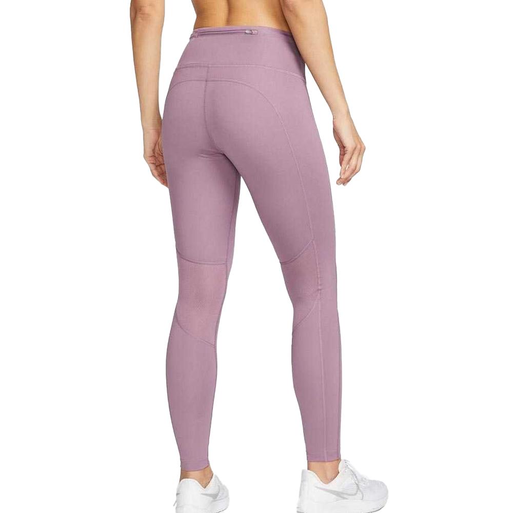Lila Leggings Frau Nike CZ9240 Ansicht 2