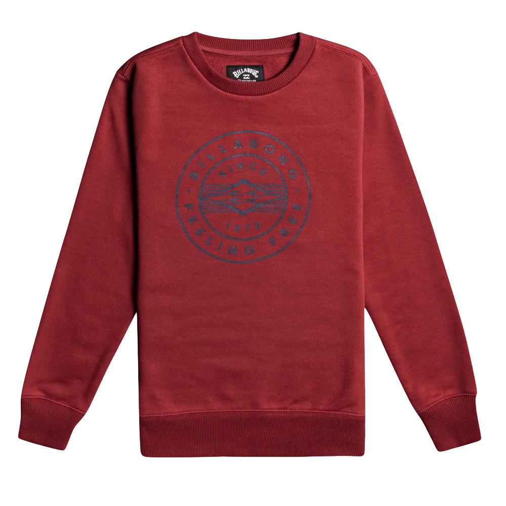 Sudadera Billabong Stamp Bordeaux Niño barato