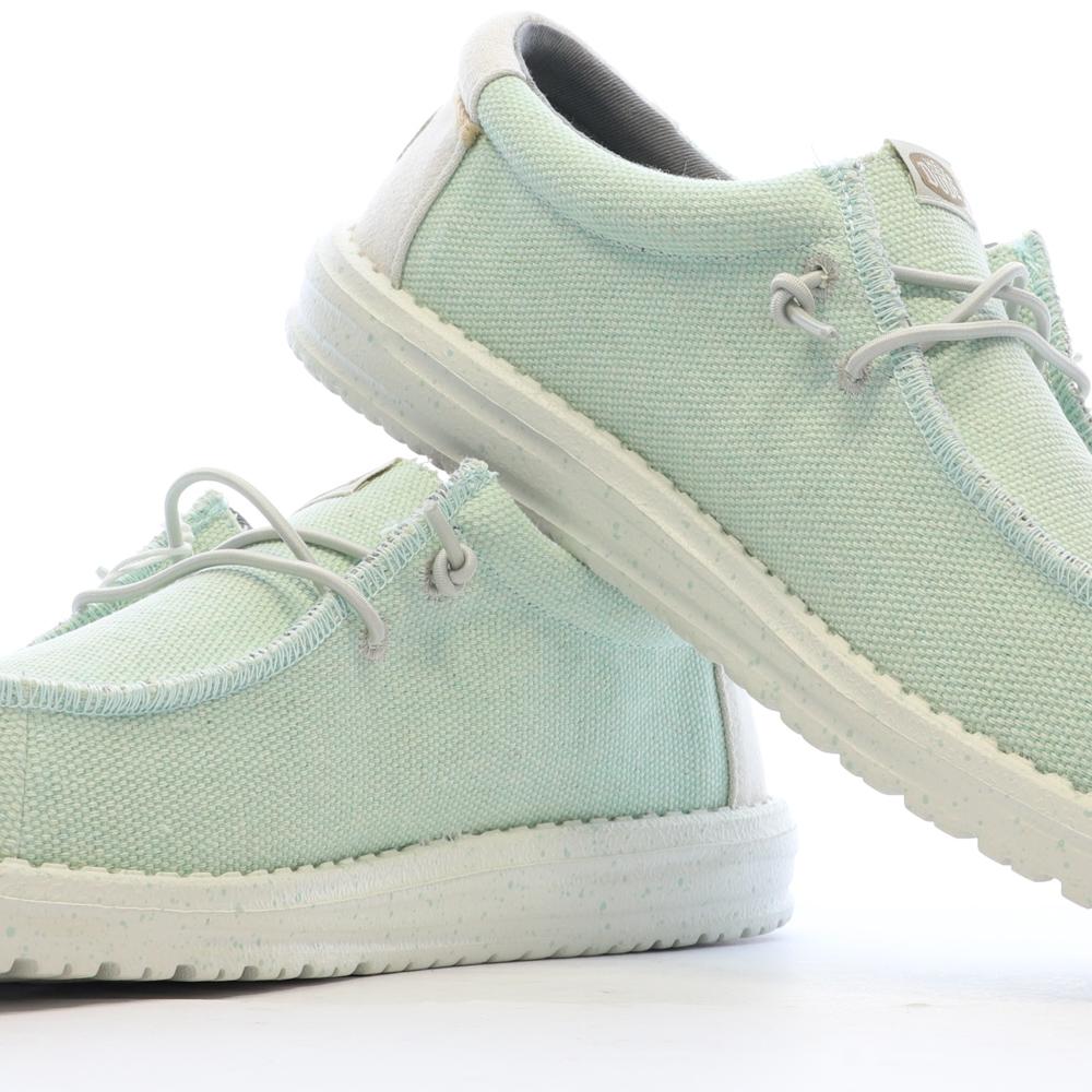 Schuhe Grün/Weiß Herren Hey Dude Stone Ansicht 7