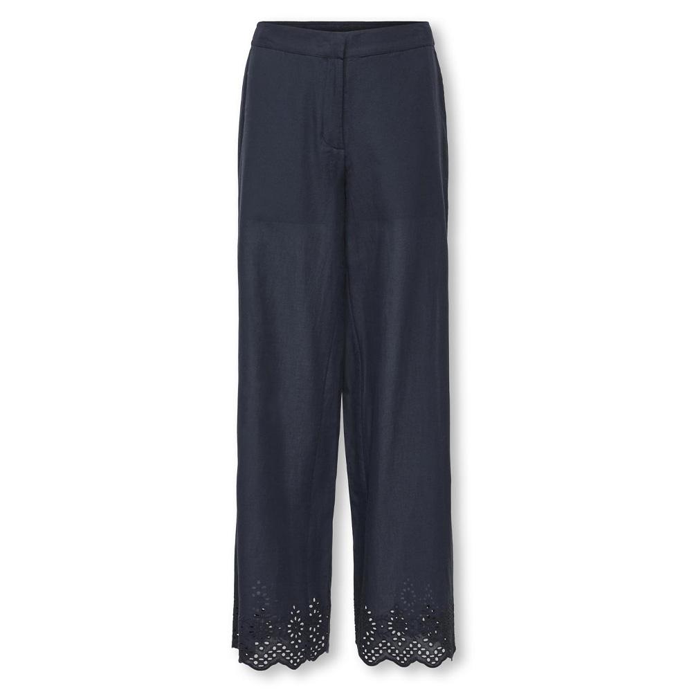 Pantalones holgados azul marino para niña ONLY Kogbondi barato