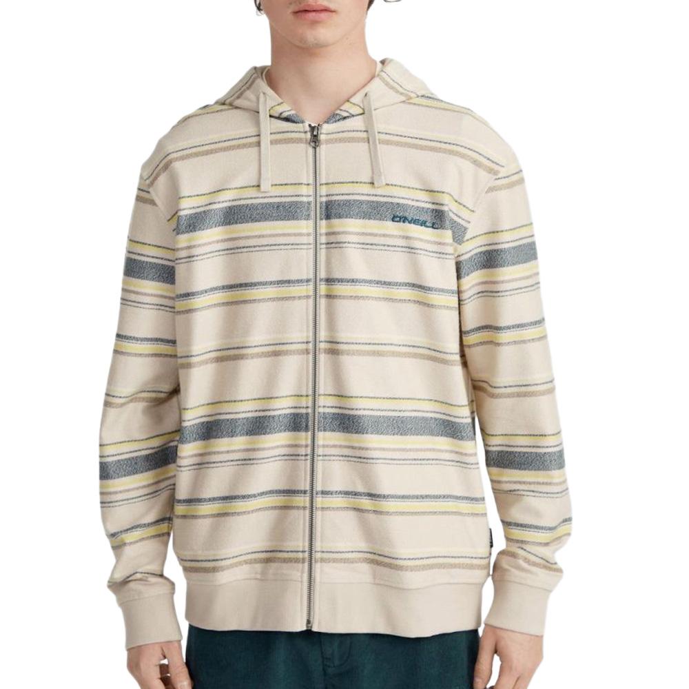 Sweat zippé Écru Homme O'Neill Bavaro pas cher