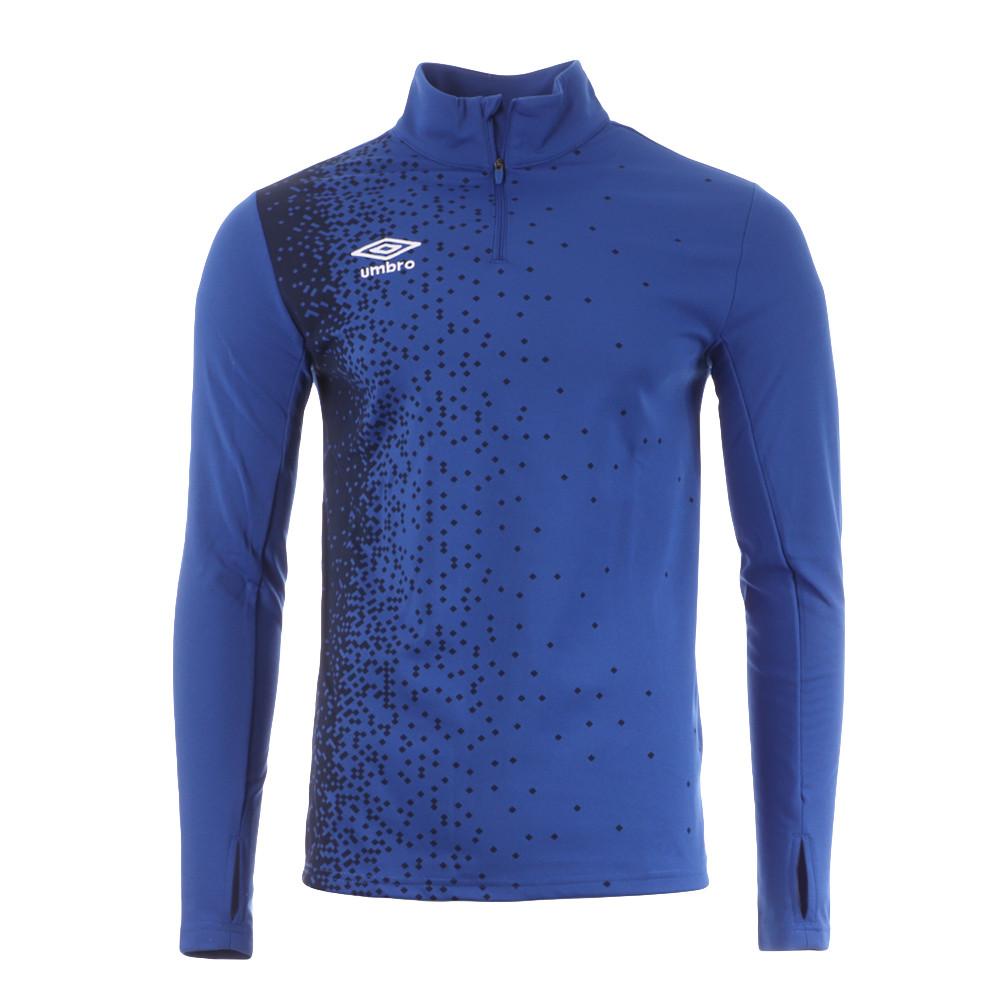 Men's Blue Umbro 1/2 Zip Sweat 570330 affordable