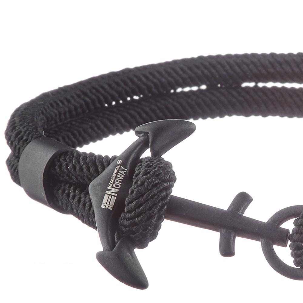 Bracelet Noir Homme Geographical Norway 315029 vue 3