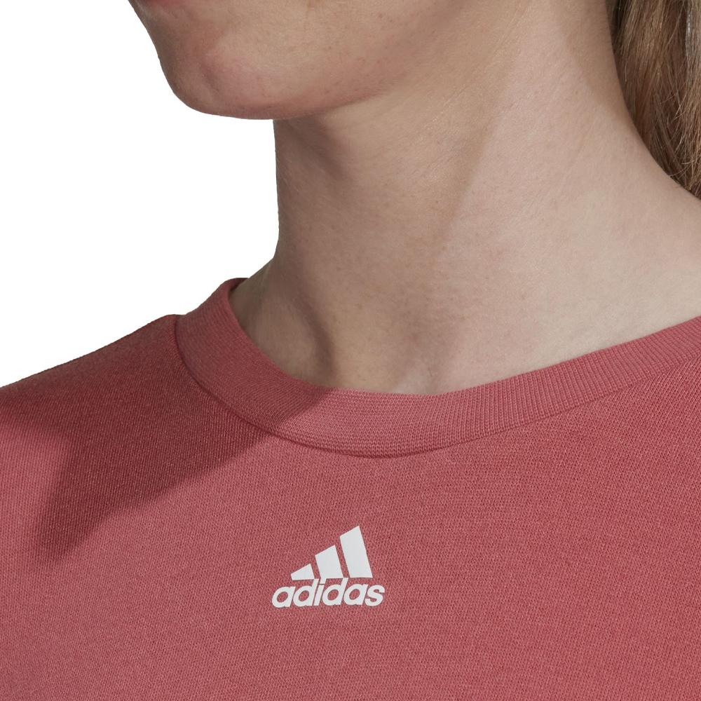 Women's pink sweatshirt Adidas Stdio Photo of the Espace des Marques %store% store - view of %key%