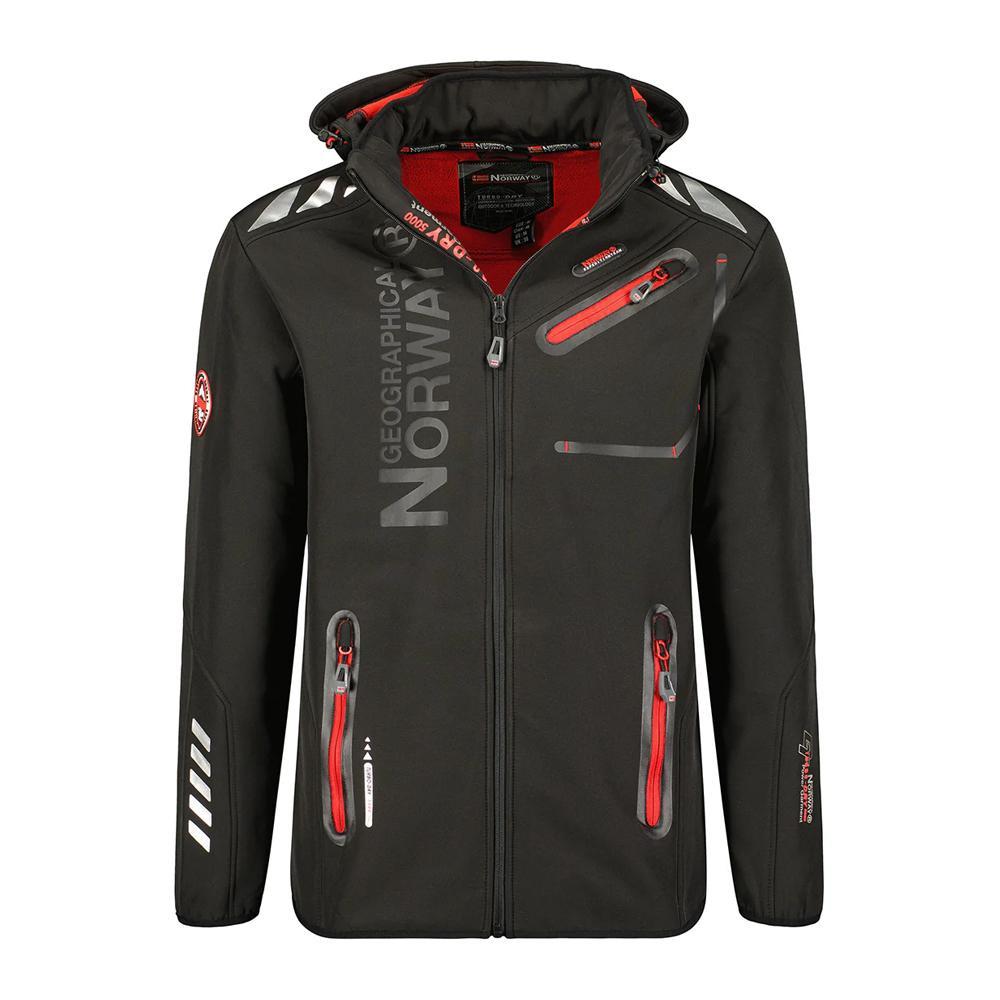 Softshell-Parka Schwarz/Orange Homme Geographical Norway GN-ROYAUTE günstig