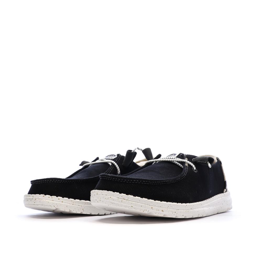 Schuhe Schwarz Damen Hey Dude Blackleopard Ansicht 6