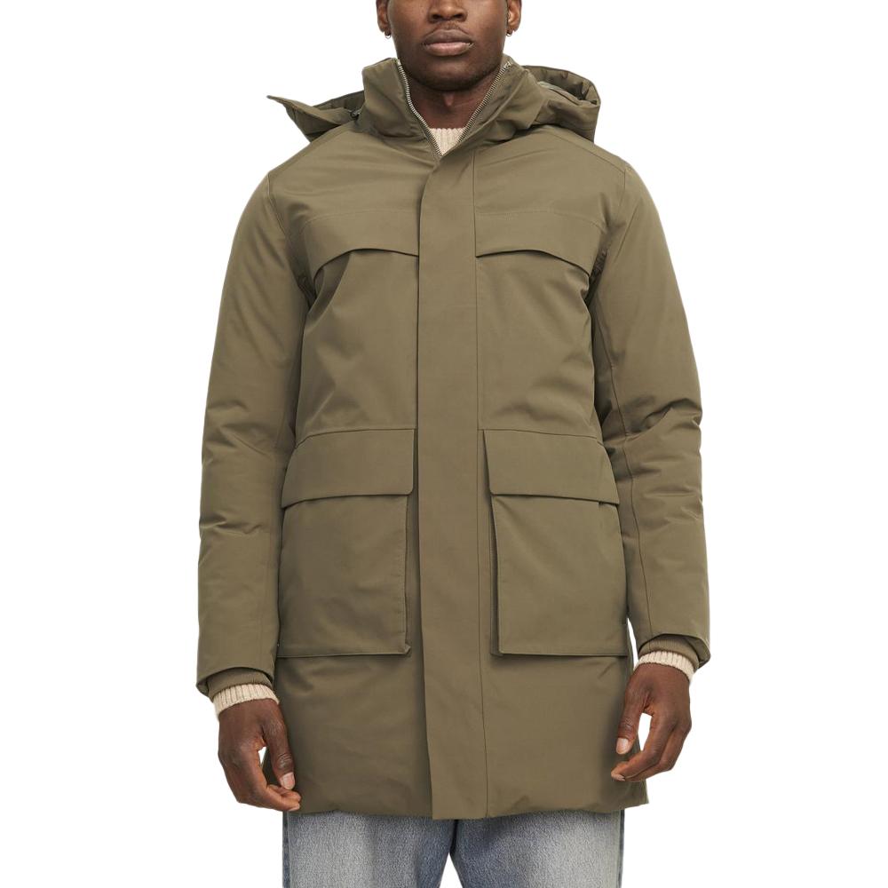 Jack &amp; Jones Blawave Parka caqui para hombre barato