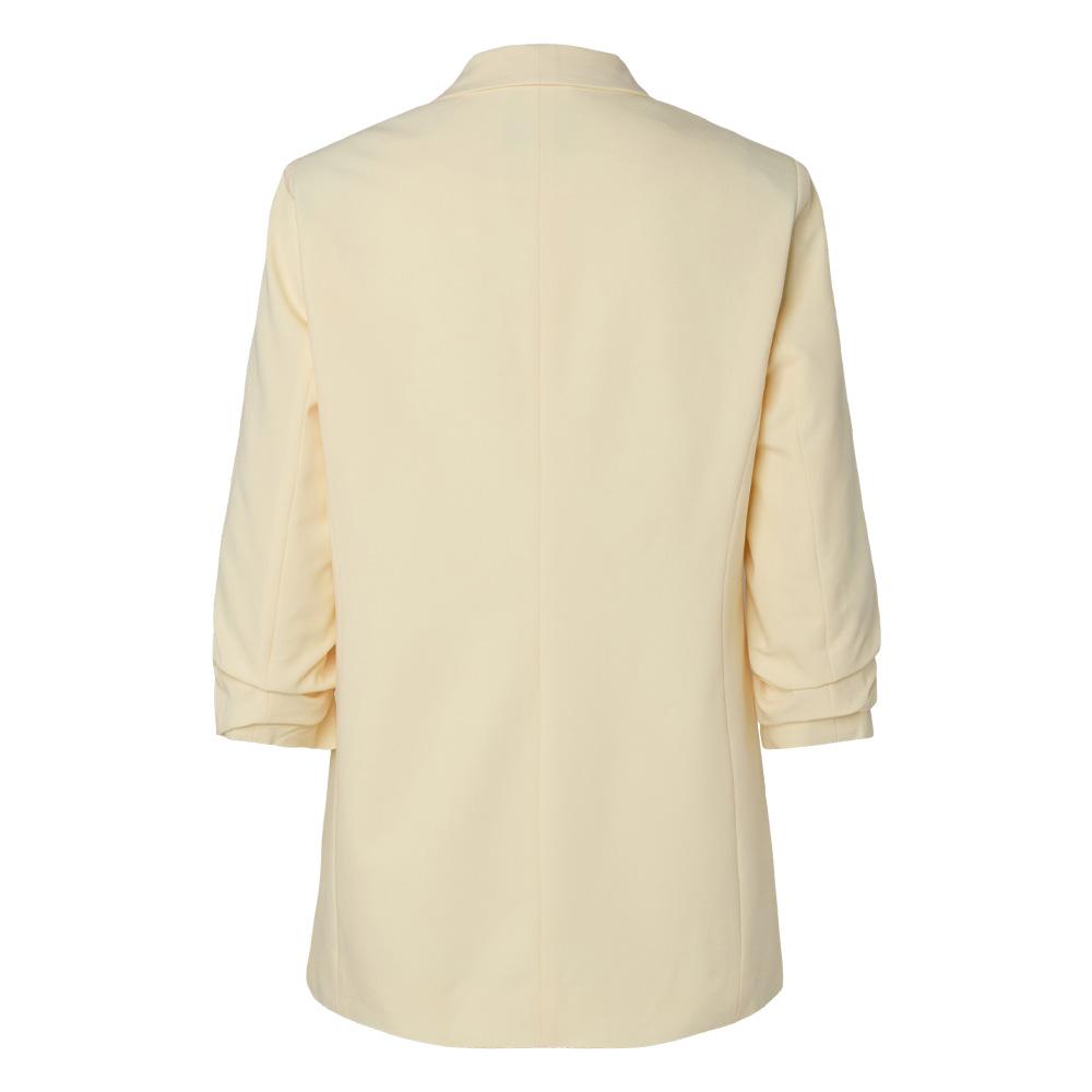 Pieces Bosella Blazer Amarillo Mujer ver 3