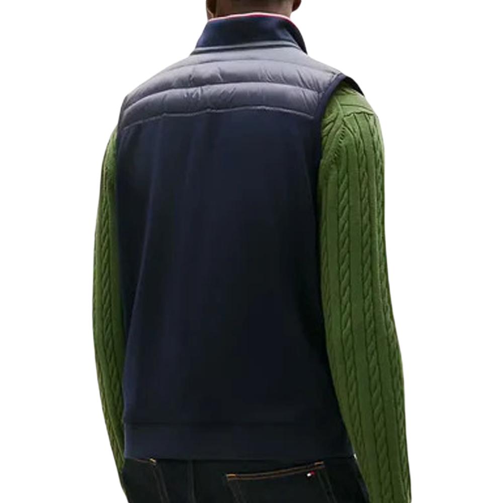 Tommy Hilfiger Men’s Navy Sleeveless Down Jacket – Mix Media Photo of the Espace des Marques %store% store - view of %key%