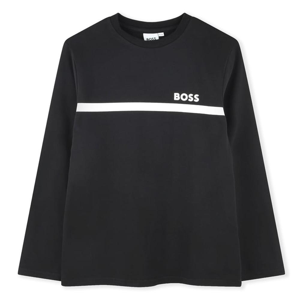 Hugo Boss Boys’ Black T-Shirt J52727 affordable
