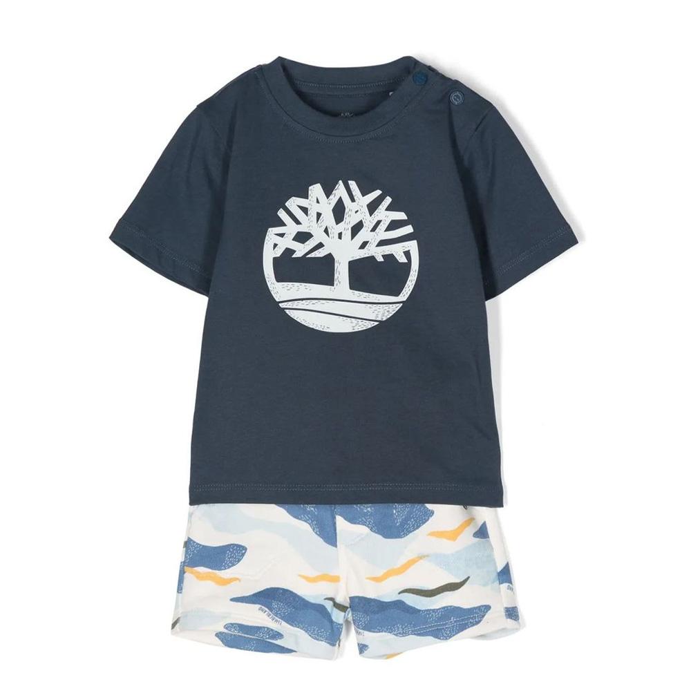Timberland Boy's White/Blue Set T60185 affordable