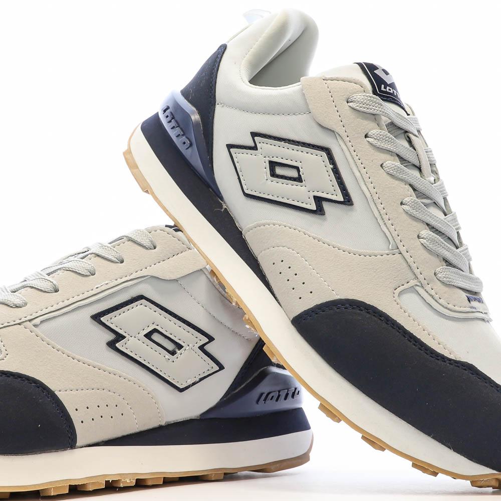 Lotto Twenty 5 Men's Grey/Navy Sneakers Photo of the Espace des Marques %store% store - view of %key%