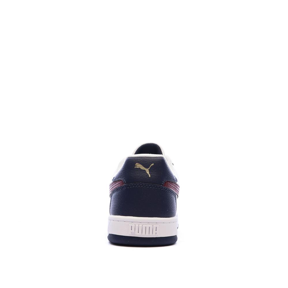 Puma Caven 2.0 Damen-Sneaker Weiß/Marineblau/Bordeaux Ansicht 3
