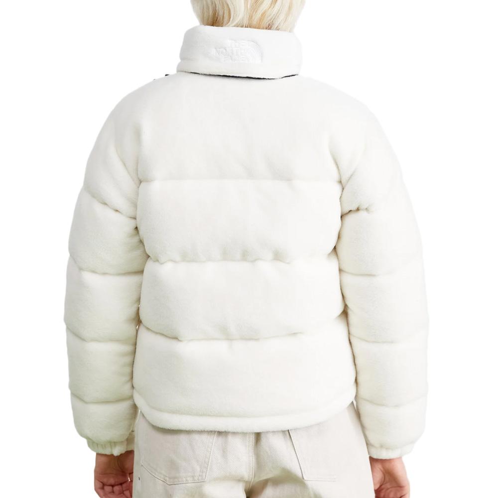 Chaqueta de pluma blanca The North Face Polar Nuptse para mujer ver 2