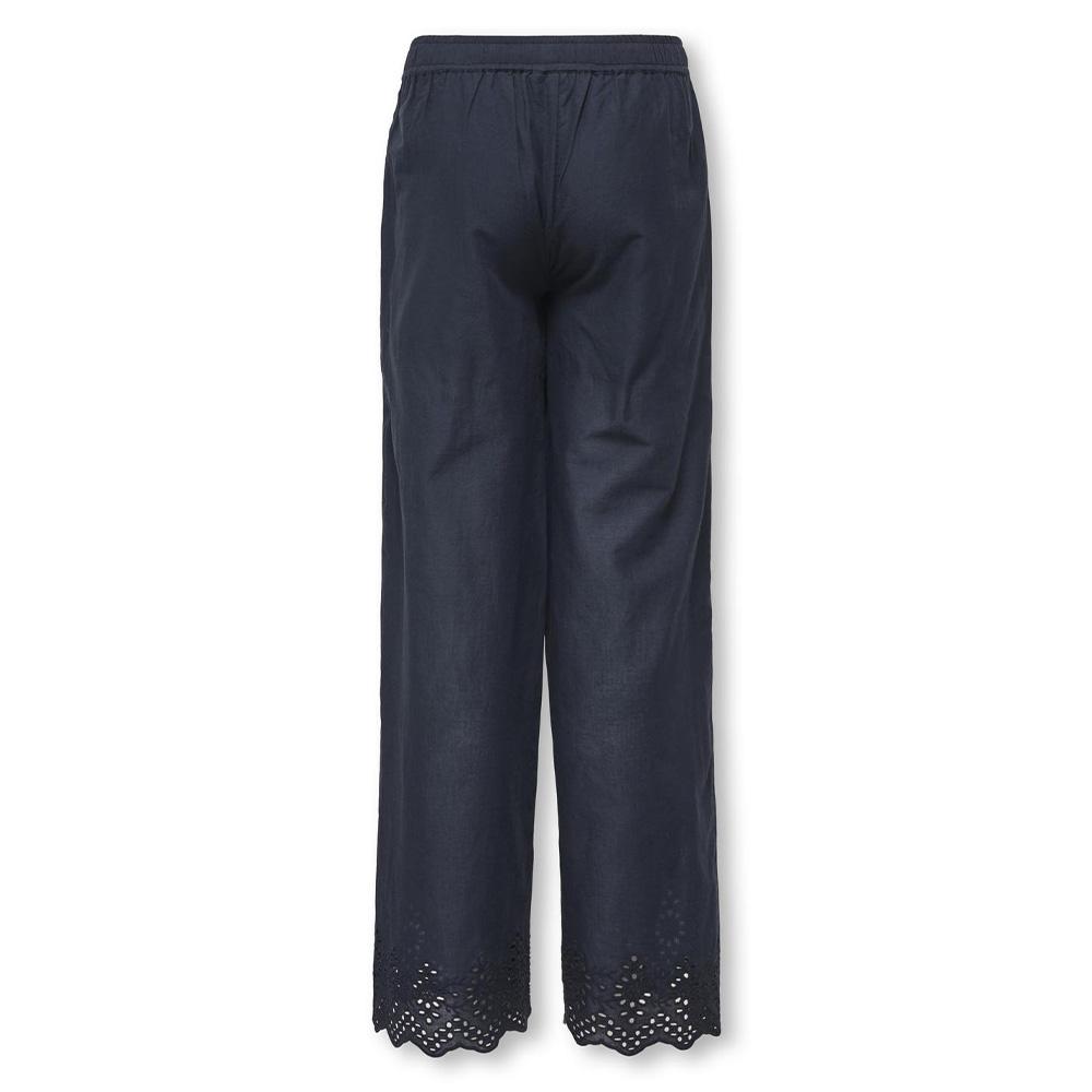 Pantalones holgados azul marino para niña ONLY Kogbondi ver 2