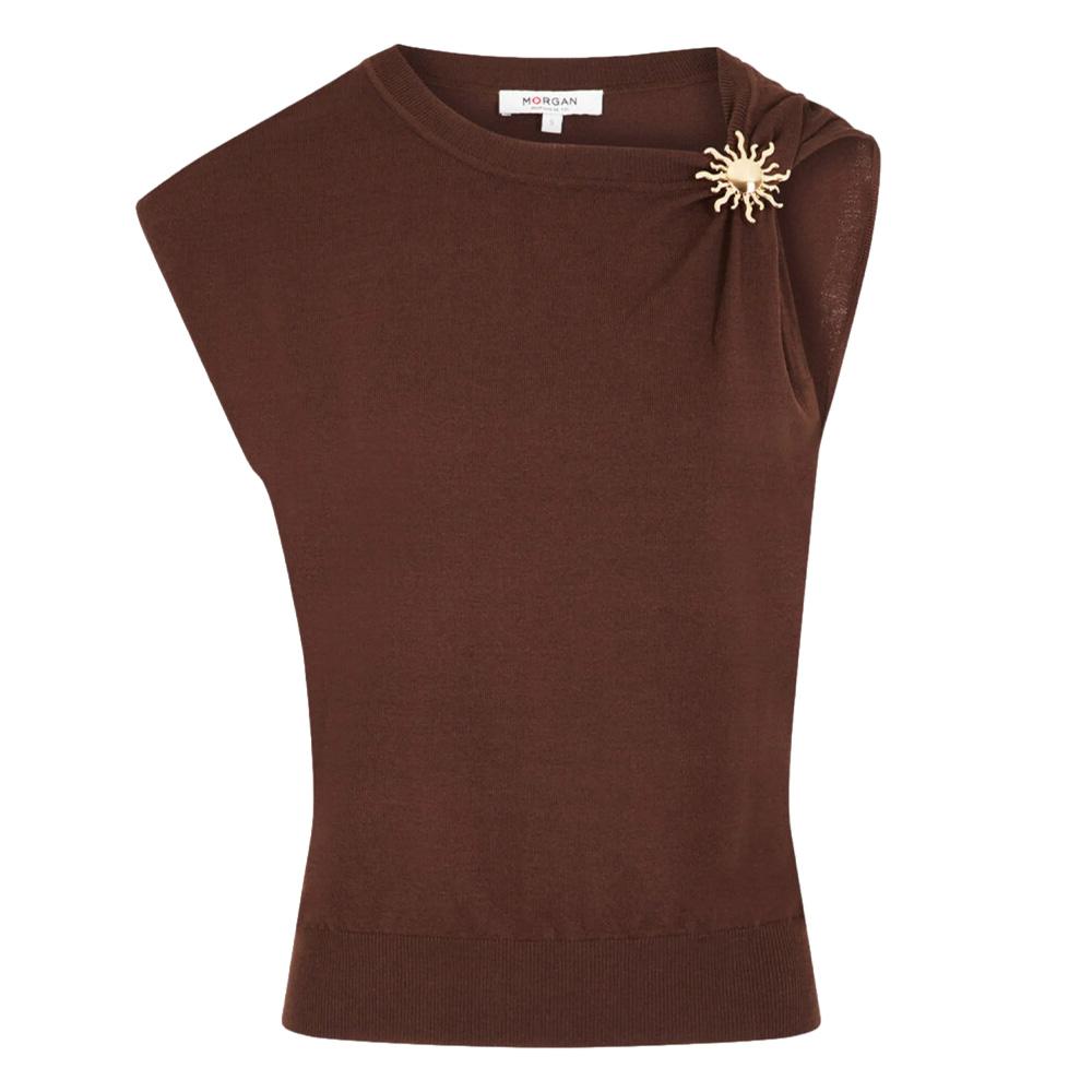 Top marrón para mujer Morgan MCHOCO ver 3