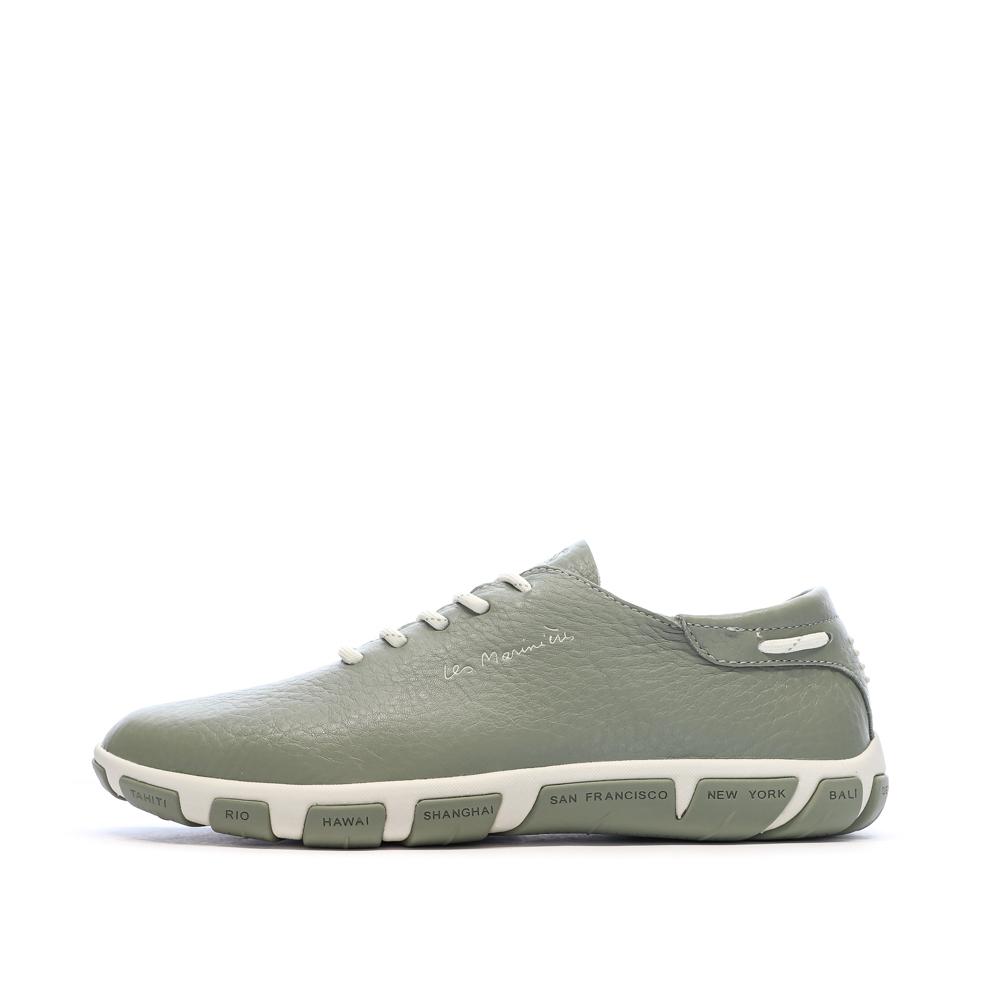 Baskets Verte Femme TBS Cruiser Python pas cher