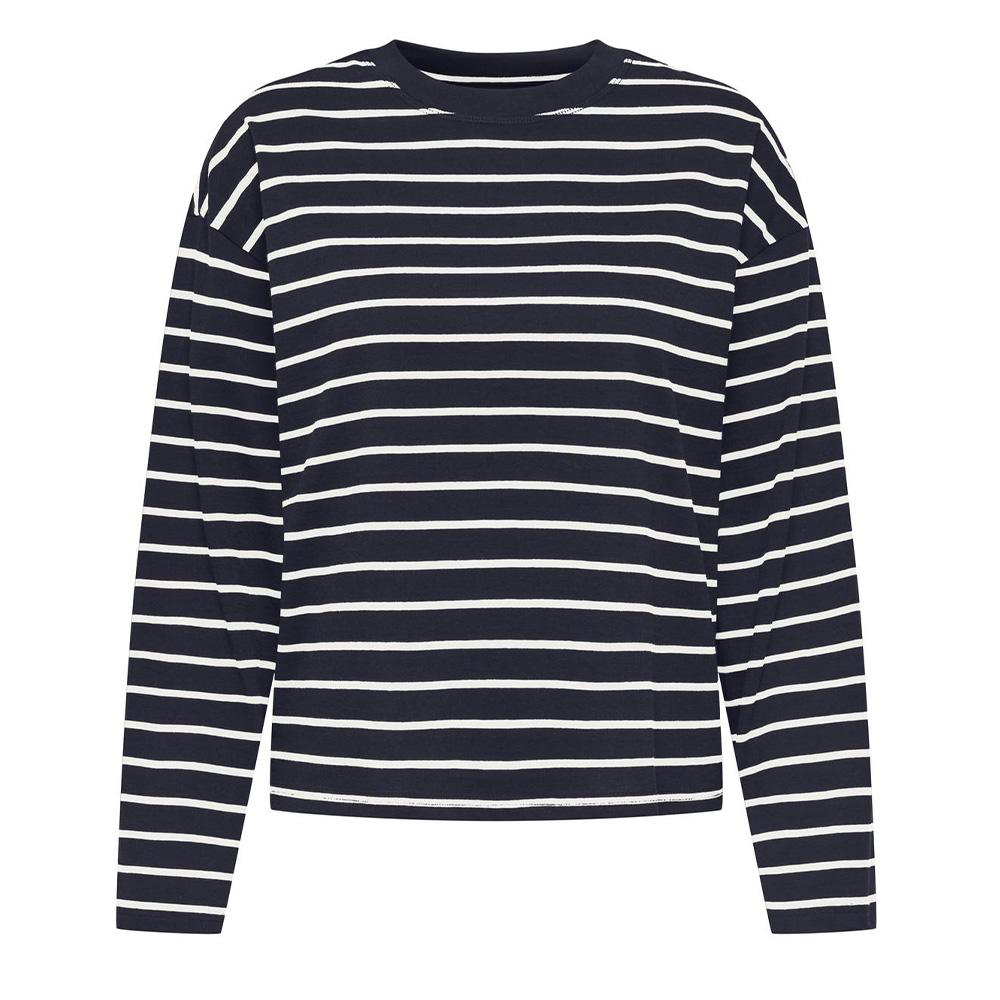 Langärmliges T-Shirt in Marineblau für Damen von Only Happy günstig