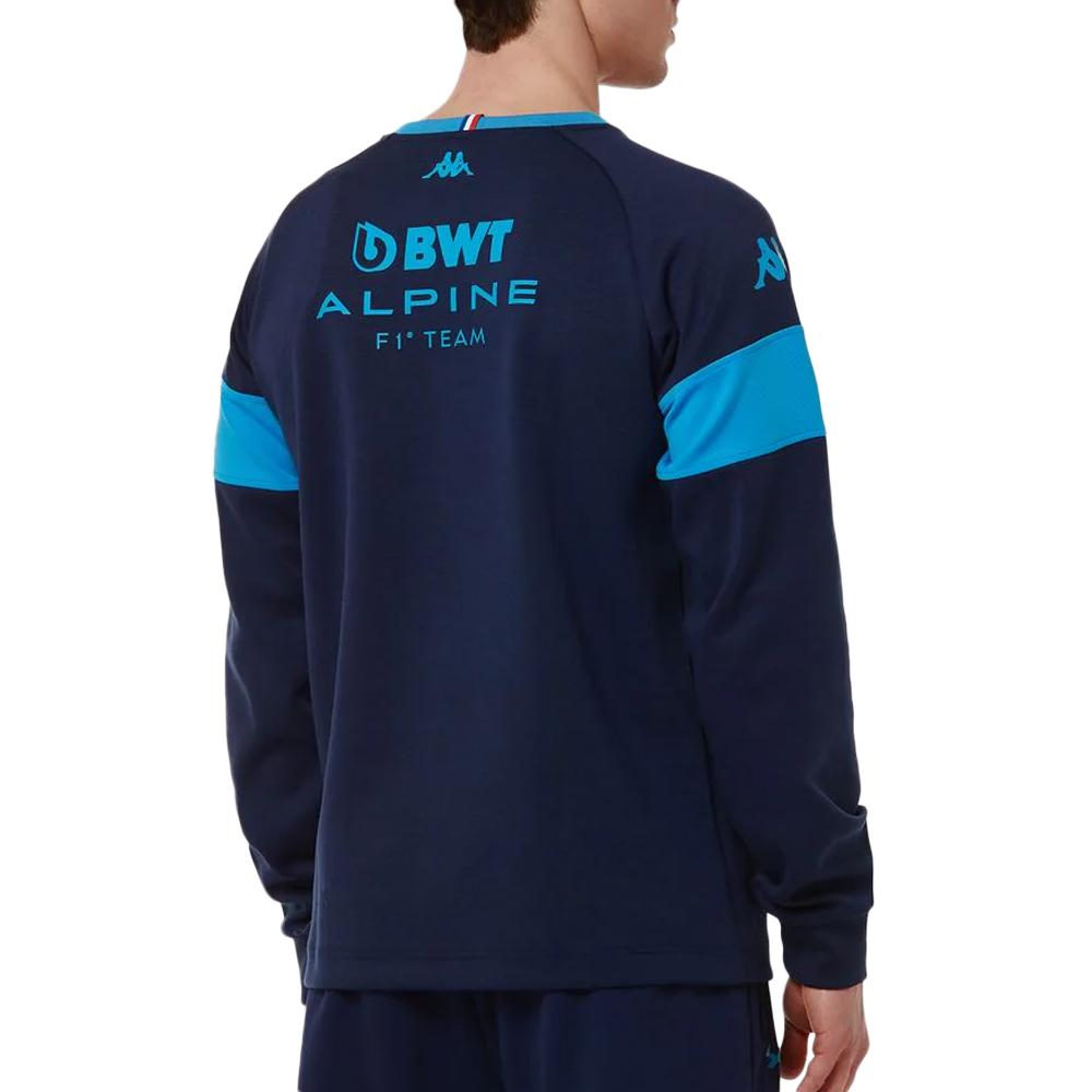 Kappa Adofod Alpine F1 Jungen Marine/Türkis Sweatshirt Ansicht 2