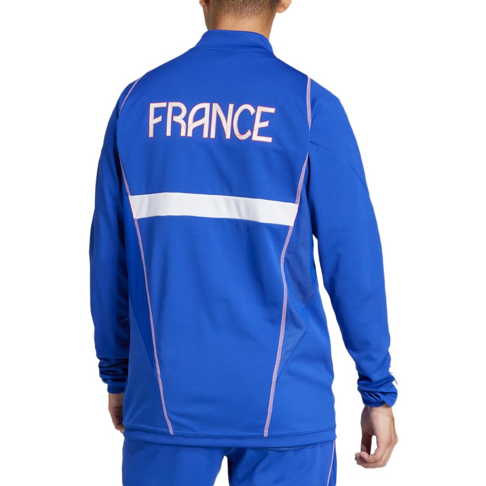 Trainingsjacke Blau Adidas Équipe de France Handball Ansicht 2