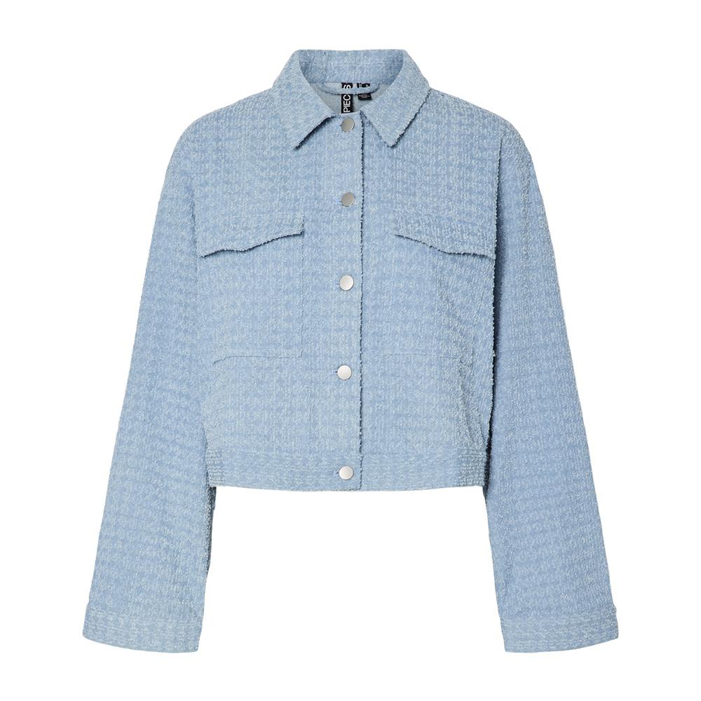 Chaqueta Pieces Jacy Azul Mujer ver 2