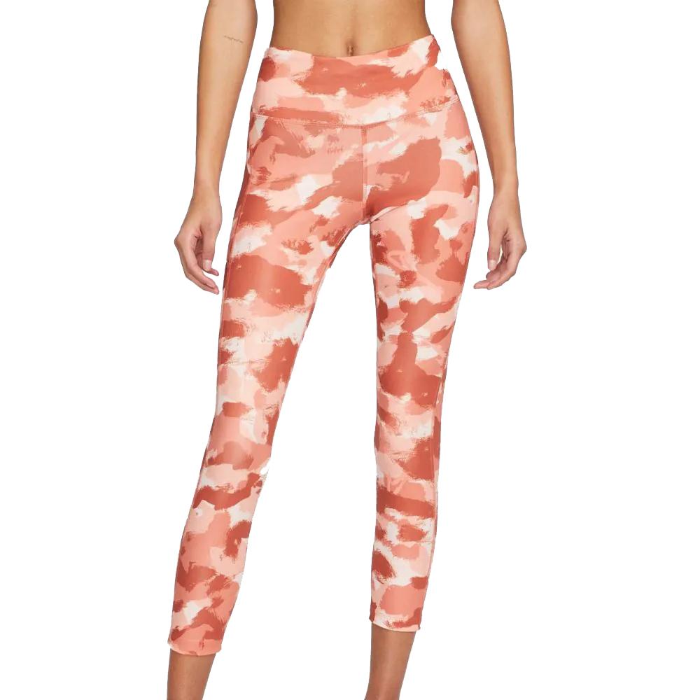Orangefarbene Leggings für Frauen Nike Fast günstig