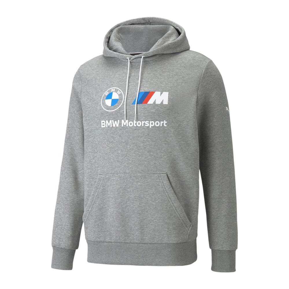 Sweat à Capuche Gris Homme Puma Bmw Mms Fleece pas cher