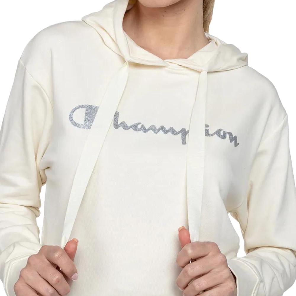 Sweat à Capuche Écru Femme ChampionLady Label vue 3
