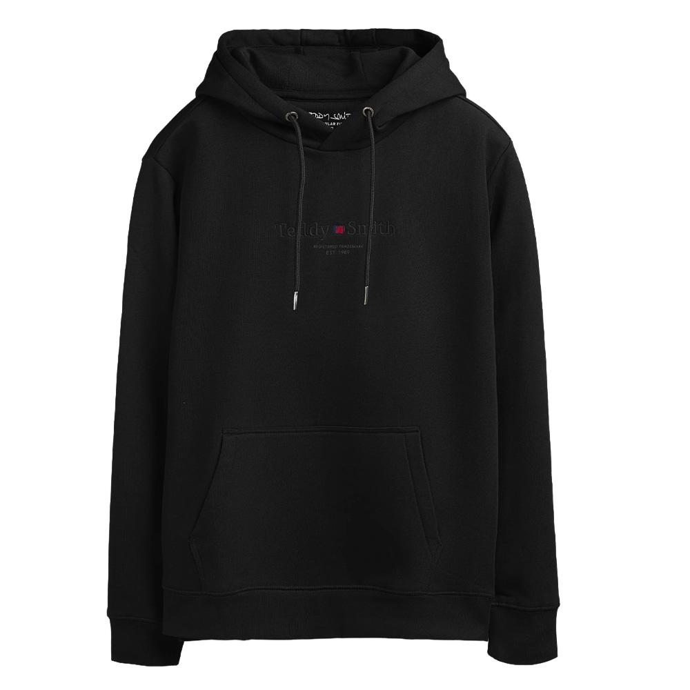 Schwarzer Herren-Kapuzenpullover von Teddy Smith günstig