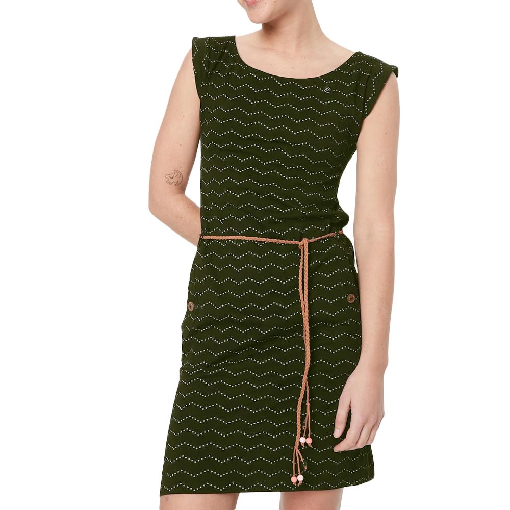 Kleid Grün Frau Ragwear Zig Zag günstig