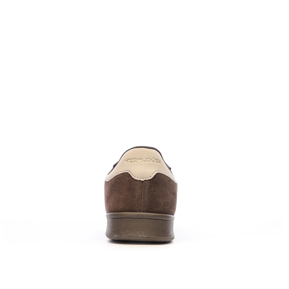 Teddy Smith White Suede Brown Men's Sneakers Photo of the Espace des Marques %store% store - view of %key%