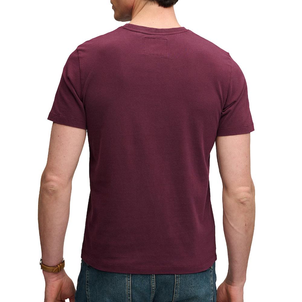 Superdry Classic Men’s Bordeaux/Beige T-shirt Photo of the Espace des Marques %store% store - view of %key%