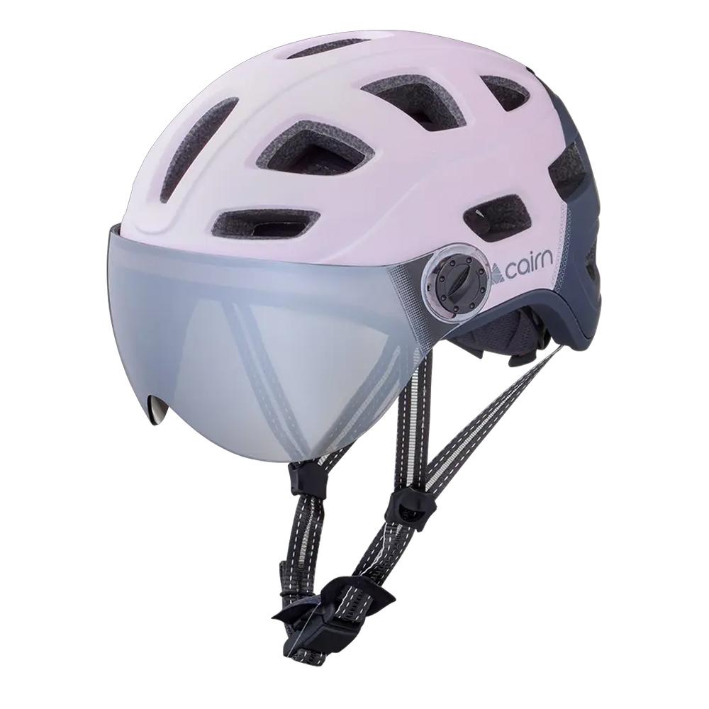 Casco bicicleta Cairn Quartz Visor Mujer Rosa/Gris barato