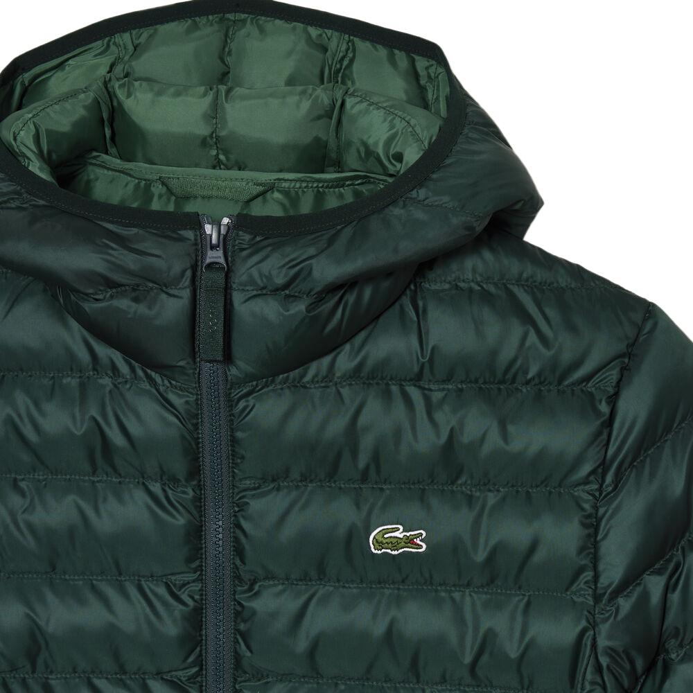 Dunkelgrüne Daunenjacke Mann Lacoste BH0539 Ansicht 2